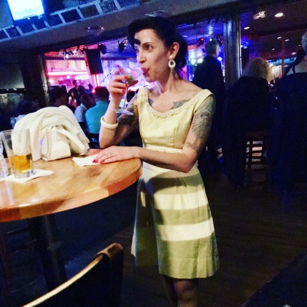30’s-40’s Overdyed Cold Rayon Swirl Print Dress