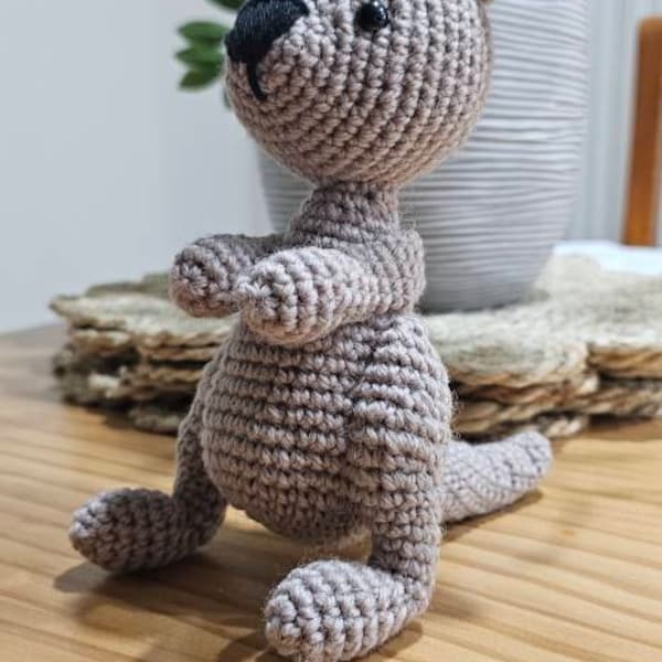 Kangaroo Crochet Pattern , Amigurumi Small Austalian Animal Crochet PDF ...
