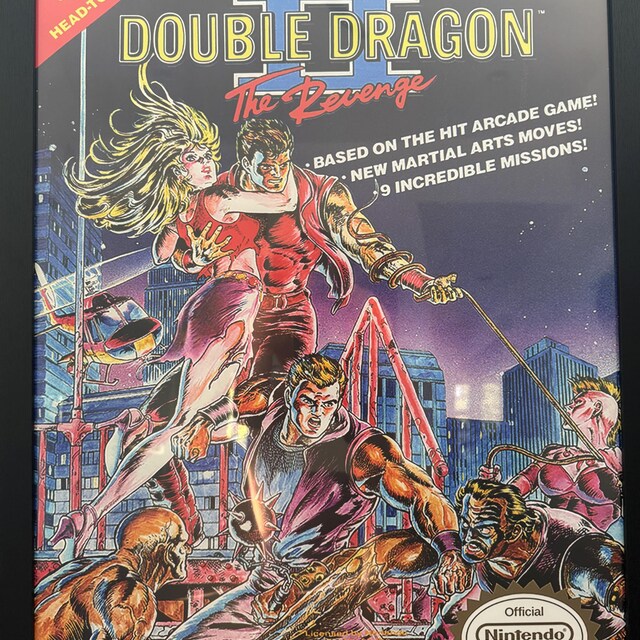ダブルドラゴン II 24 x 32 インチ ビデオゲーム ポスター - Etsy 日本