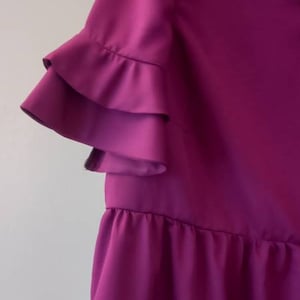 Double Ruffle Sleeve Sewing Pattern Flare Sleeve Pattern Flounce Sleeve ...