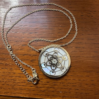 Collana Fiore della Vita Eterna in Argento 925 e Zirconi