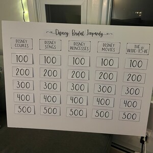 Printable Baby Shower Jeopardy. Free Baby Predictions and - Etsy