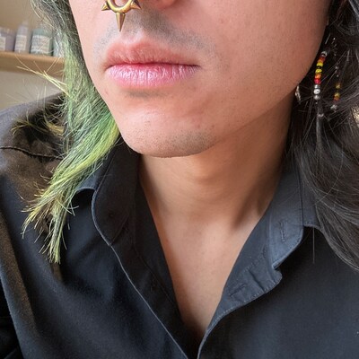 ARCTIC BLUE Triple Stack Fan Hinged Segment Ring Clicker - Etsy