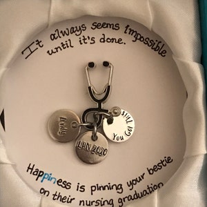 Nurse Pin RN, LPN Gift Nurse Graduation Gift Nursing School Graduate ...