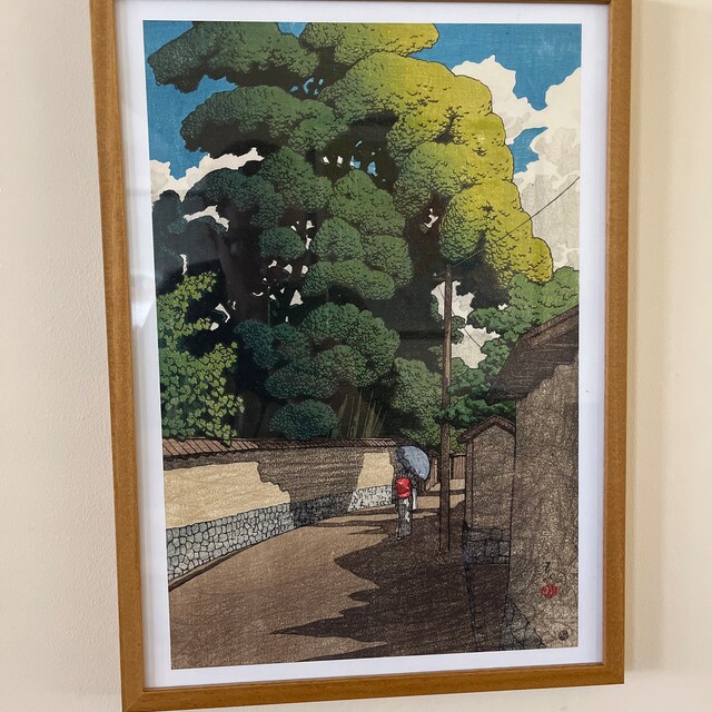 木下 義謙、月山、限定・豪華大判画版画、 新品高級額付 土屋光逸作「宮島の夏の月」、木版画、ジクレー版画、版画、文化