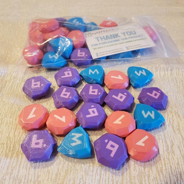 Vale of Eternity対応マジックストーントークン - 42ピース3Dセット