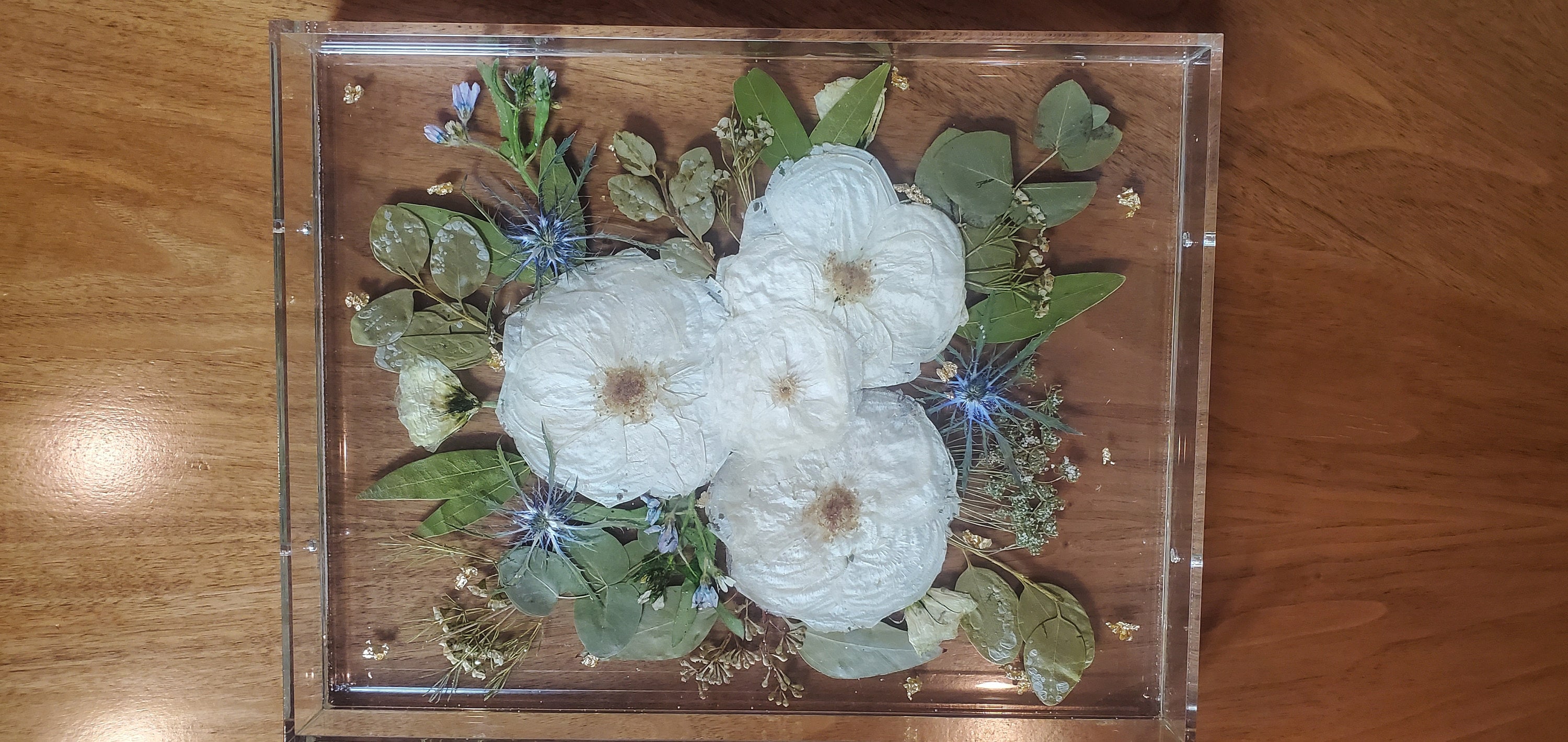 Preserved flowers from Etsy buyer's etsy review