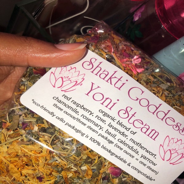 YONI STEAM Organic Herbs Blend 3 Oz Bulk Package Vaginal Steaming Herbs ...