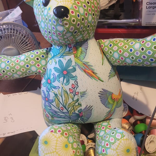 MINI Memory Bear Pattern 8