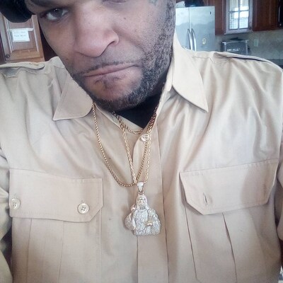 Iced Out 10mm Miami Cuban Chain Pitbull Dog Pendant Silver Plated Bling ...