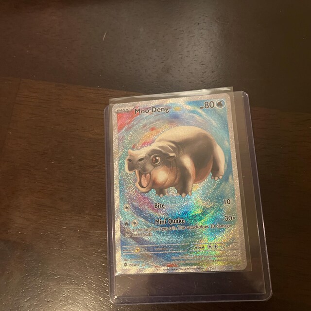 moo deng pokemon card Moo Deng Pokemon Card main image 1