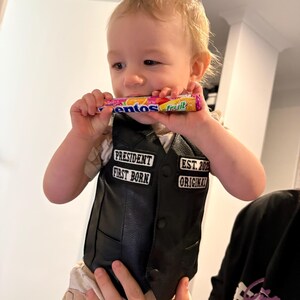 TODDLERS OF ANARCHY レザーベスト＆パッチセット、サンズ・オブ