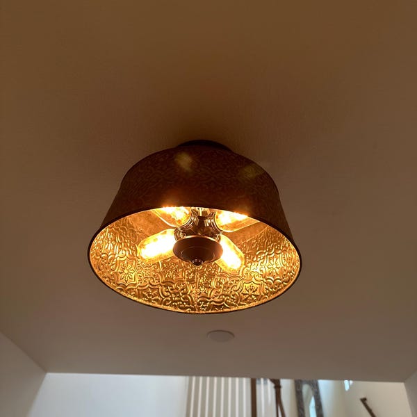Phansthy Industrial Wall Sconce Metal Lampshade Barn