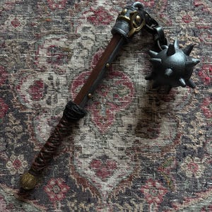 Spiked Flail Foam LARP Flail for Live Action Role Playing or