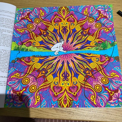 Psychedelic Colouring & Guide Book Adult Coloring, Stoner, Trippy ...