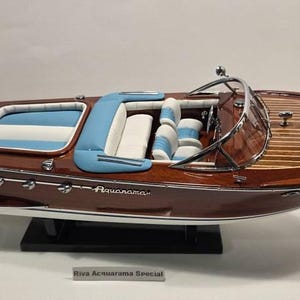 RIVA AQUARAMA 21インチ（53 cm）木製ボート模型 - Etsy 日本