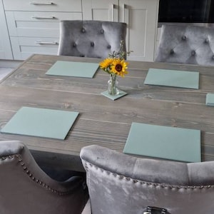 Rustic Extendable Dining Table Kitchen Industrial Rustic Wood SQUARE ...