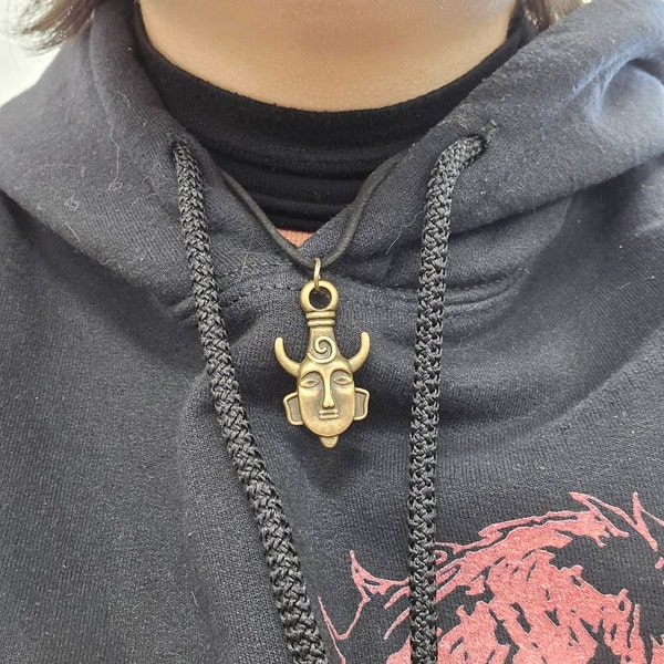 Calvas Percy Jackson Camp Half Blood Coin Pendant Necklace - Vintage Style, Zinc Alloy, 50cm Chain Length - View #12