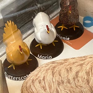 Silver Laced Wyandotte Hen Figure or Ornament Hand Painted Chicken - Etsy