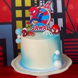 Spiderman Cake Topper Spiderman Y Sus Increibles Amigos Etsy Espana Spiderman Cake Topper Spiderman Y Sus Increibles Amigos Etsy Espana
