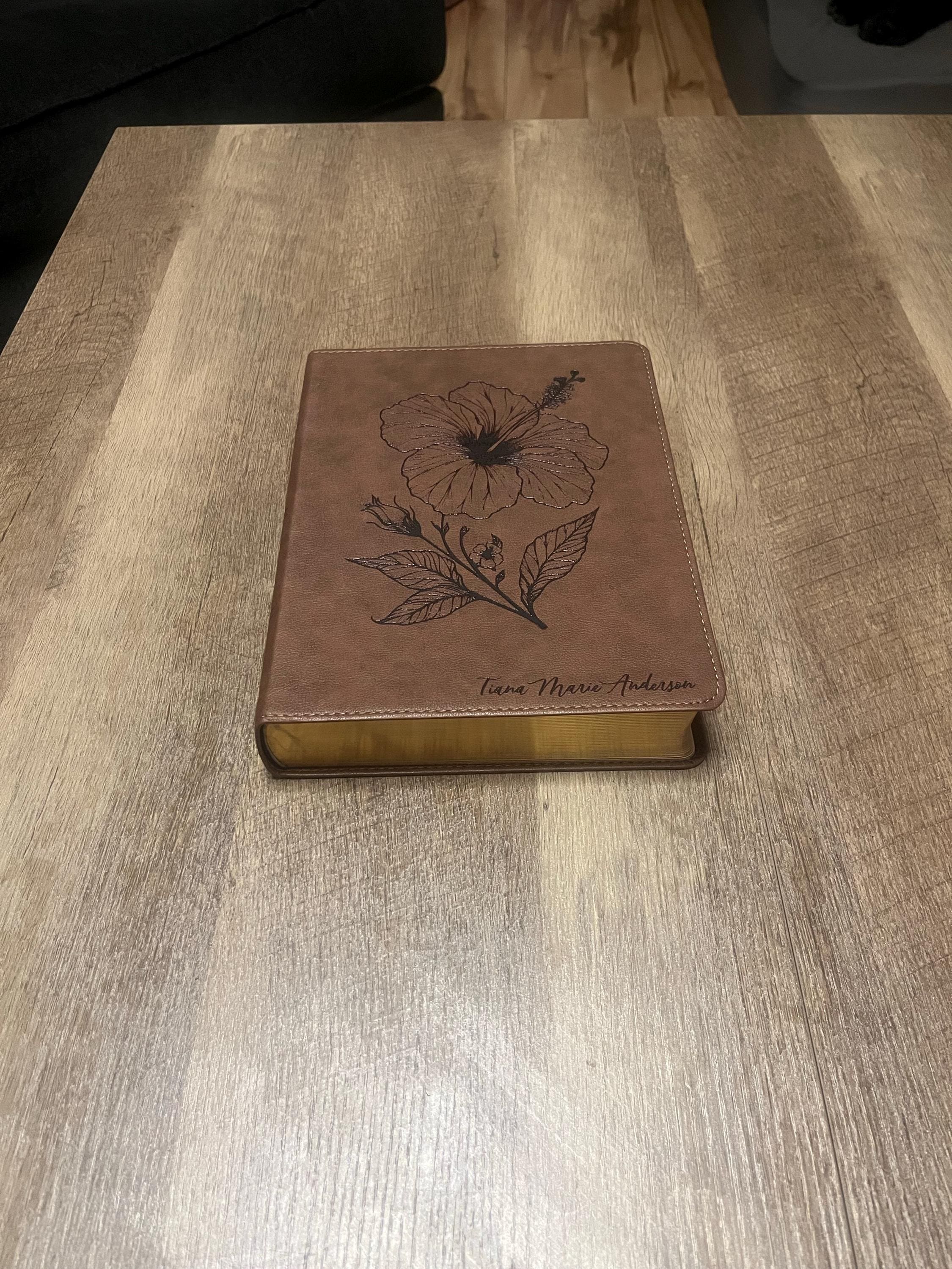 Personalized KJV Bible: Create Your Own Custom Engraved Design with a Designer, Large Print Red Letter Wide-Margin King James Holy Bible