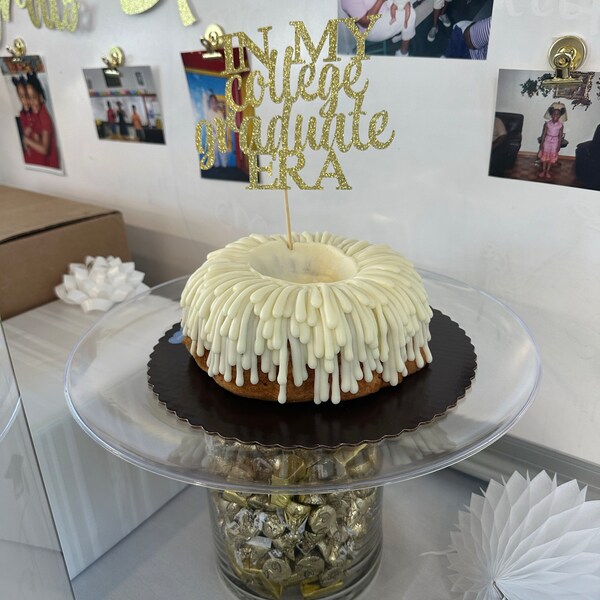 In My College Graduate Era Cake Topper, University Graduation Cake ...