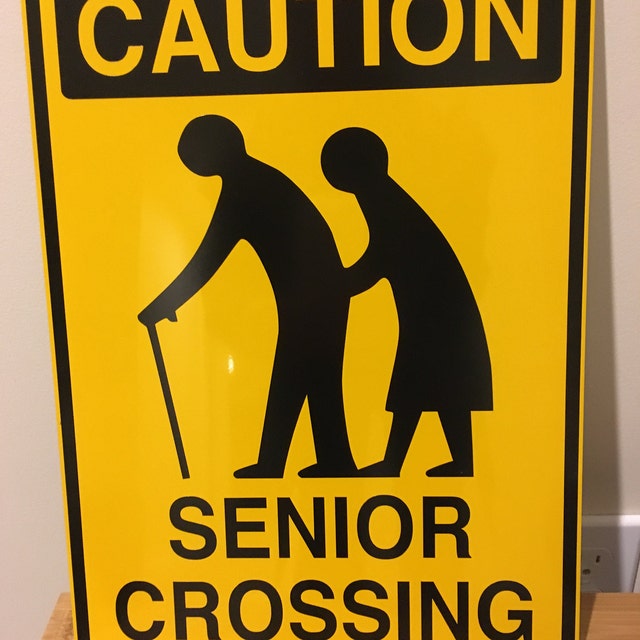 These elderly crossing signs will make your day