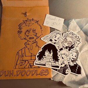 pack of 78 mhabnha manga stickers my hero academia stickers etsy