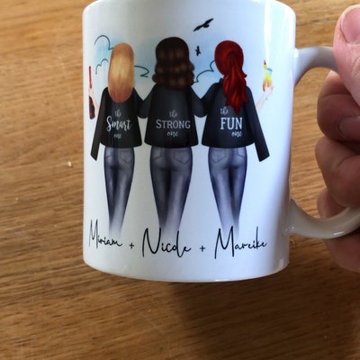Personalisiertes T-Shirt Für 3 Freundinnen – Matching Outfit Als Geschenk
