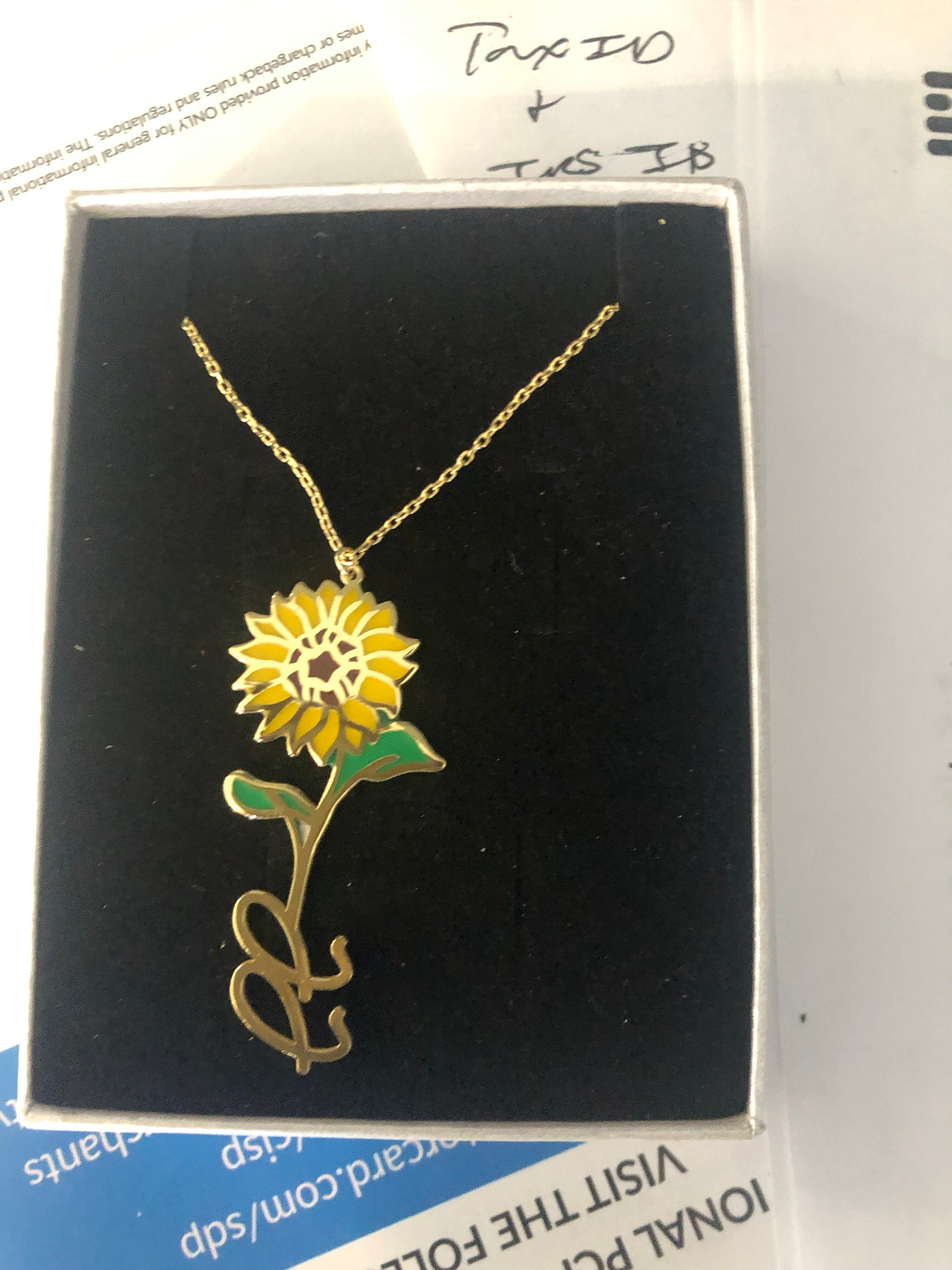 Personalisierte Geburtsblumenkette, personalisierte Namenskette, florale Namenskette, personalisierter Namensschmuck, personalisierte Geschenke für sie, Geburtstagsgeschenke