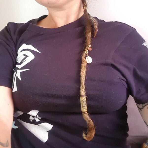 Sea Dread Jewelry With Snail Shells and Ocean Jasper, Set of Dreadlocks ...