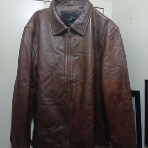 Men's Brown Vintage American Bomber Leather Jacket | Full Grain