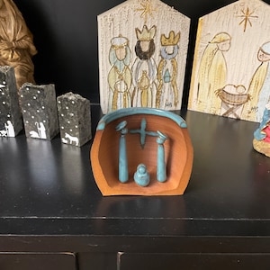 Manger nativity Scene nativity christmas Gift creche Scene ornaments