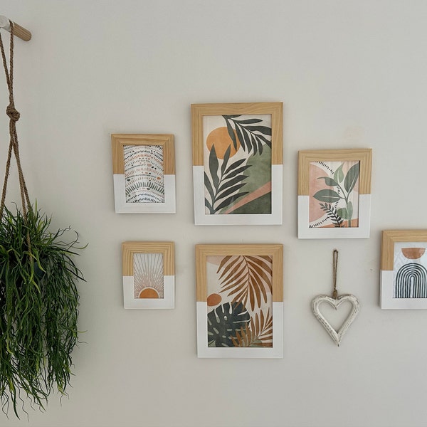 Boho Gallery Wall Set of 6 Prints Wall Art, Printable Wall Art Set ...