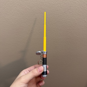 Retractable Mini Lightsword Keychain - Collapsible Lightsword Keyring - 3D Printed