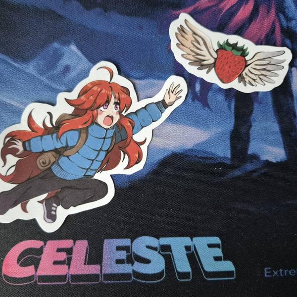 Cute Stickers Inspired by the Game Celeste - Part 2 - Etsy