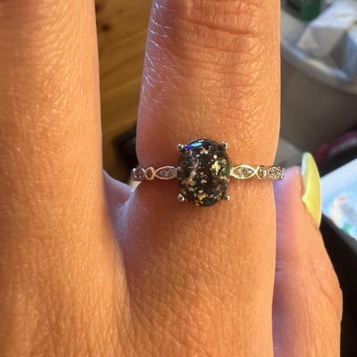 Ashes Ring, Cremation Ring, Pet Ashes, Pet Cremation Ring, Pet Memorial