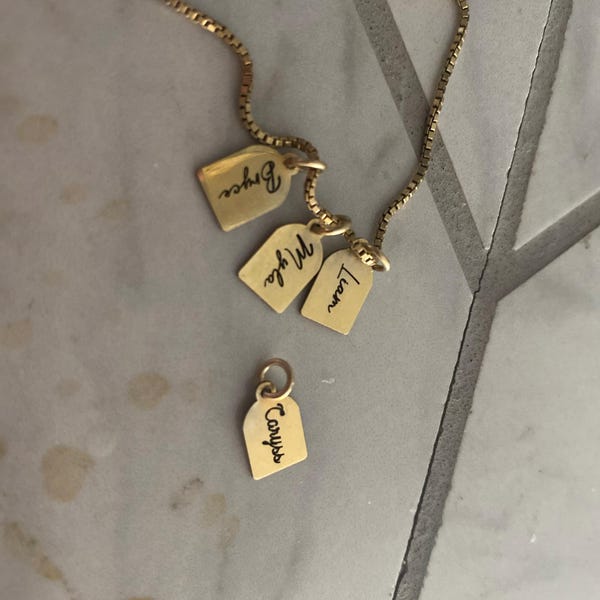 Touchstone Badass Mini-Bar Necklace Gold