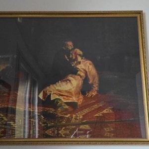 イリヤ・レーピン：イヴァン雷帝とその息子イヴァン（1581年11月16日