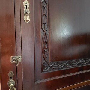 30 Pcs Name Label Frame Door Handle Frame Metal Bronze Retro Vintage Acienne Decoration Door Cabinet Drawer Color: Bronze Screw