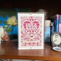 Personalized Wedding Card Custom Wedding Gift With Names and Date ...