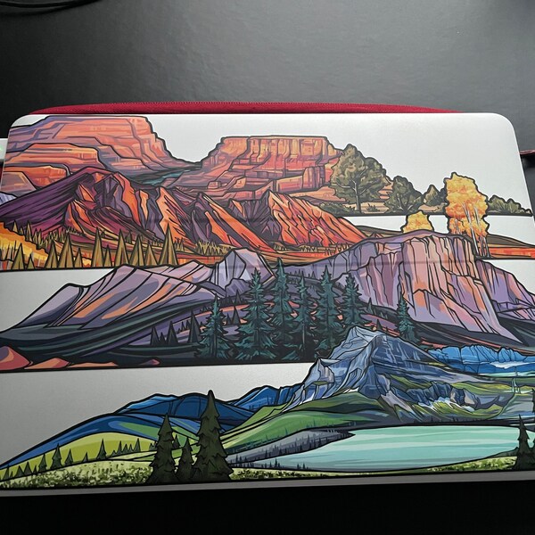 Glacier National Park Infinity Sticker - Etsy