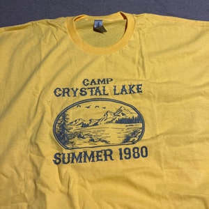  Friday The 13th Jason Vorhees Lives Camp Crystal Lake Mens and  Womens Short Sleeve T-Shirt : Clothing, Shoes & Jewelry