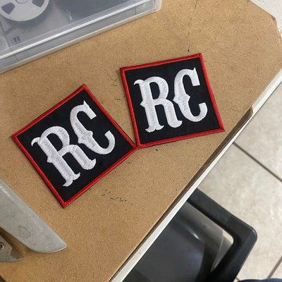 Custom Embroidered Top and Bottom Rocker Set MC Biker Patch 617 Sizes ...