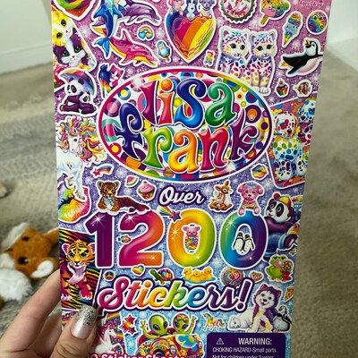 Lisa Frank Coloring & Activity Set With Fold Out Storage Case. Stickers ...