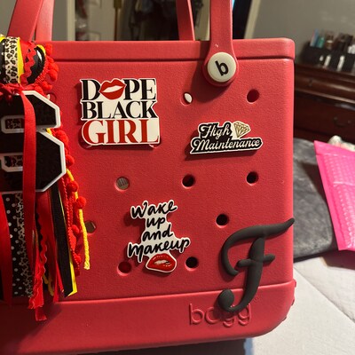Dope Black Girl Purse Charms for Your Bogg Bag, Original and Baby Bogg