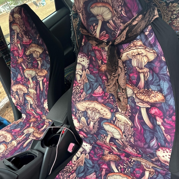 Steampunk Print Pattern Universal Fit Car Seat Cover