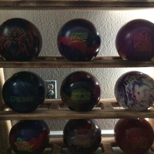 ボウリング ボール ラック | カスタム ハードウッド ストレージ