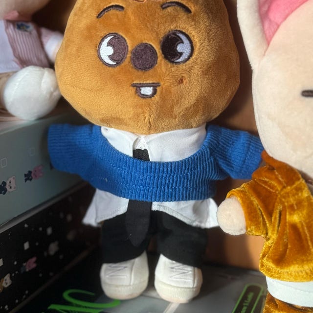 Quokka Blue Outfit Set, Han Jisung, Stray Kids SKZOO Costume