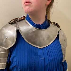 Details about   PAIR of Steel Armor Pauldrons THOR/Metal Shoulders LARP Armor/armour Handcrafted 